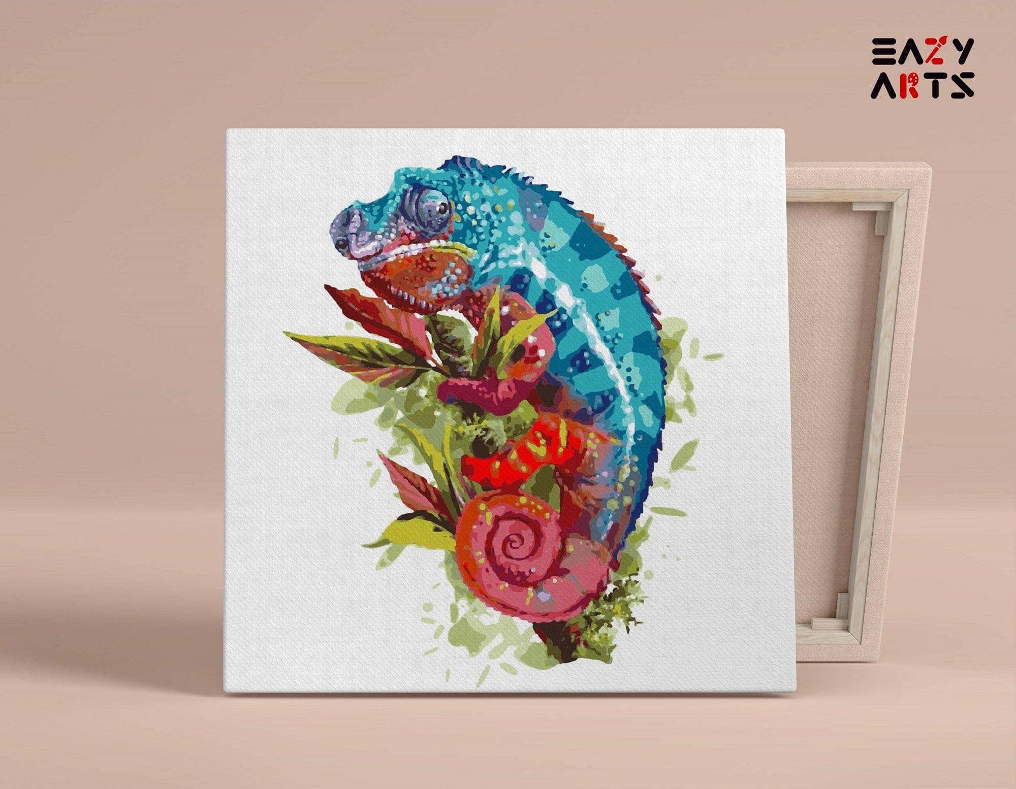 Chameleon Colorful Paint by Numbers Kit