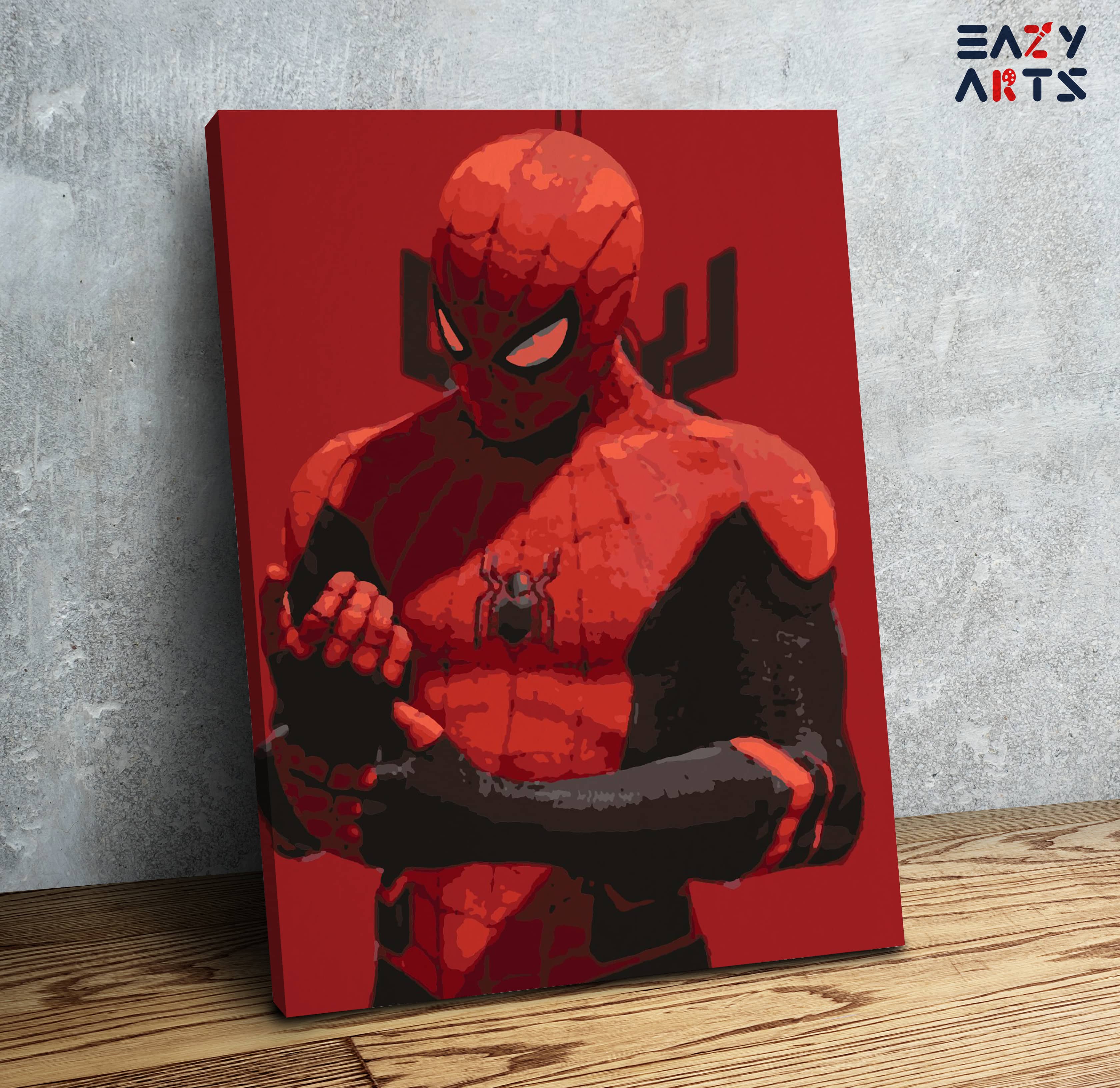 Spiderman New Suit Paint By Numbers kit