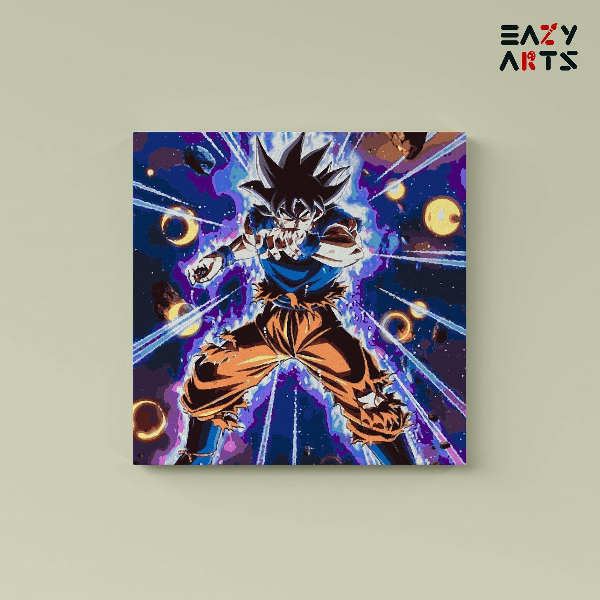 Goku Fighting Paint By Numbers kit