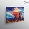 Eazy Arts Elephants In Jungle Paint By Numbers kit