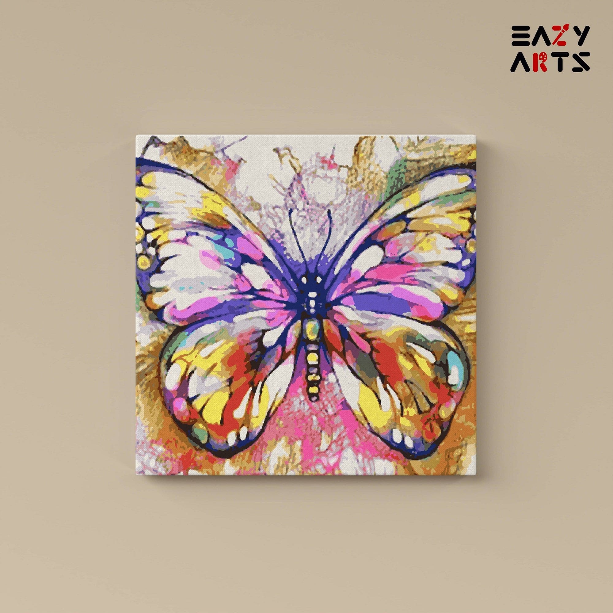 Butterfy Abstract Paint By Numbers Kit