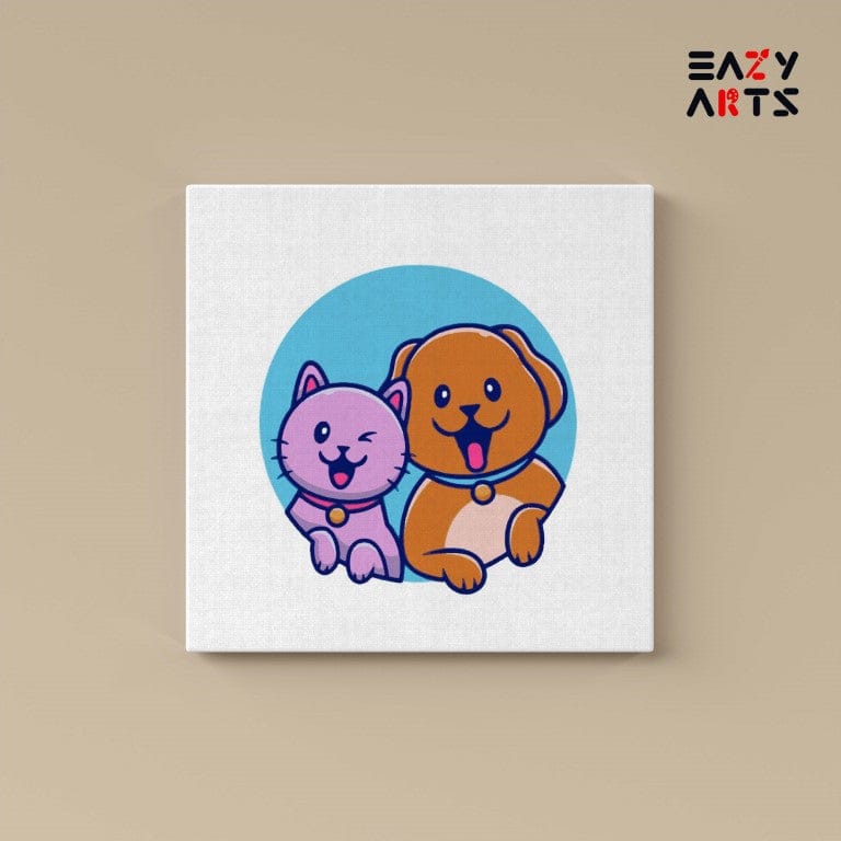 Cat and Dog PBN Kit For Kids