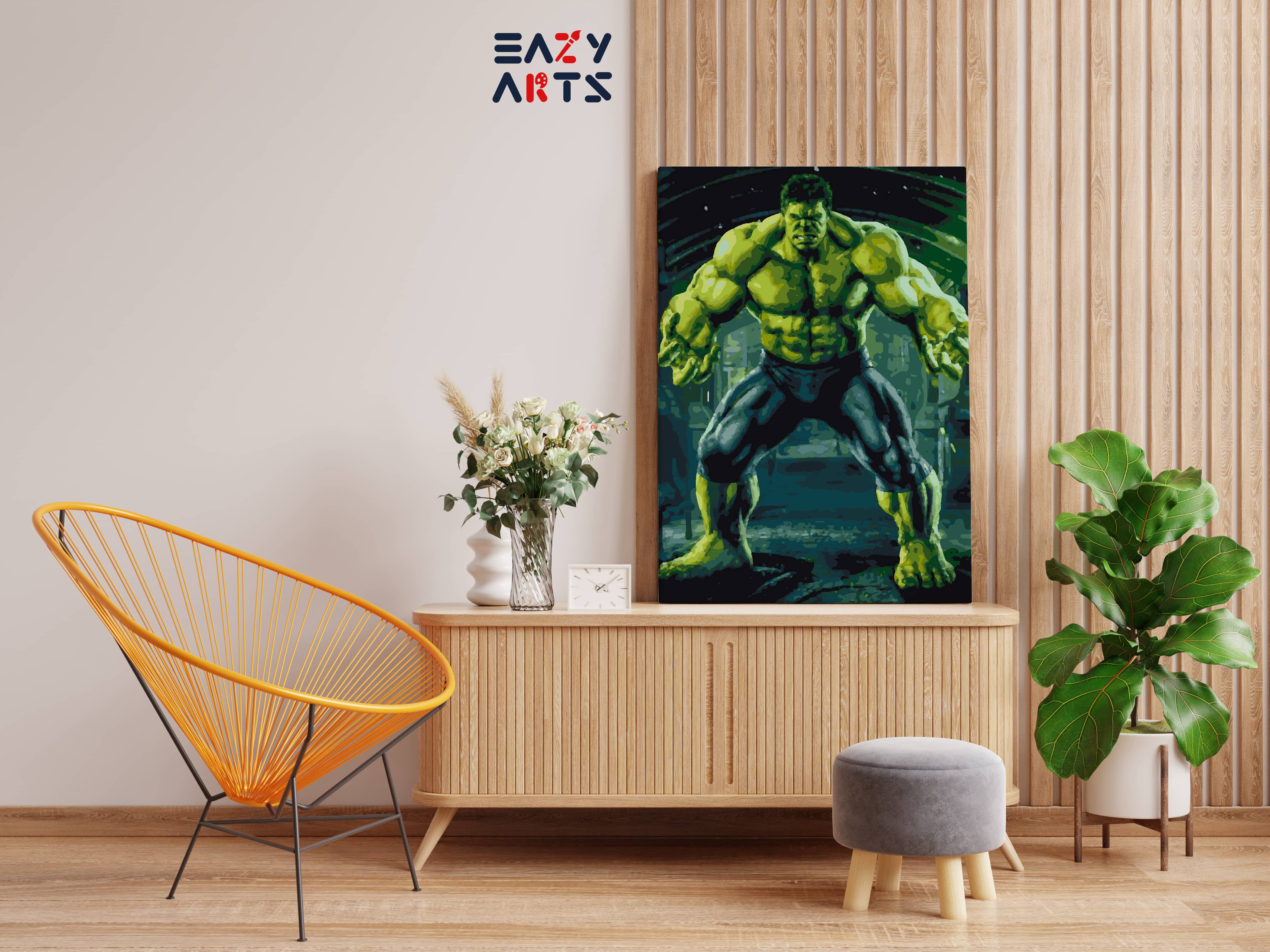 Hulk Angry Paint By Numbers kit