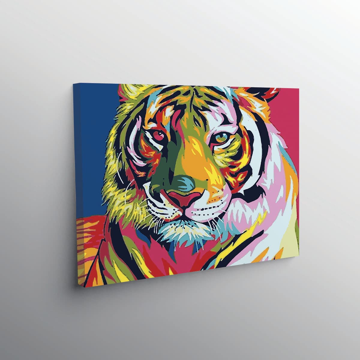 Tiger Face Abstract Paint by Numbers Kit