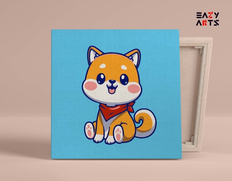 Cute Cat Sitting PBN Kit For Kids