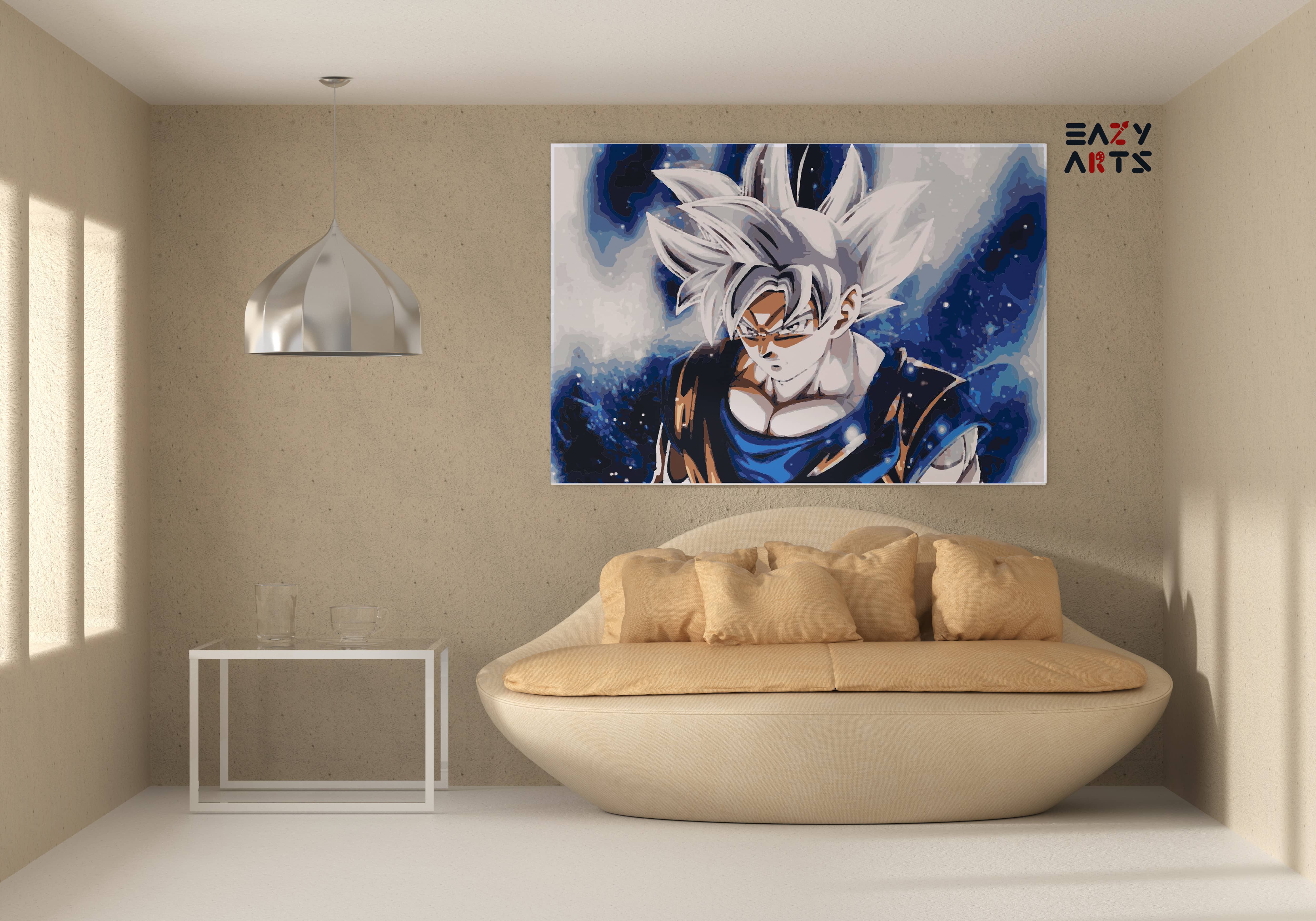 Goku Closeup Paint By Numbers kit