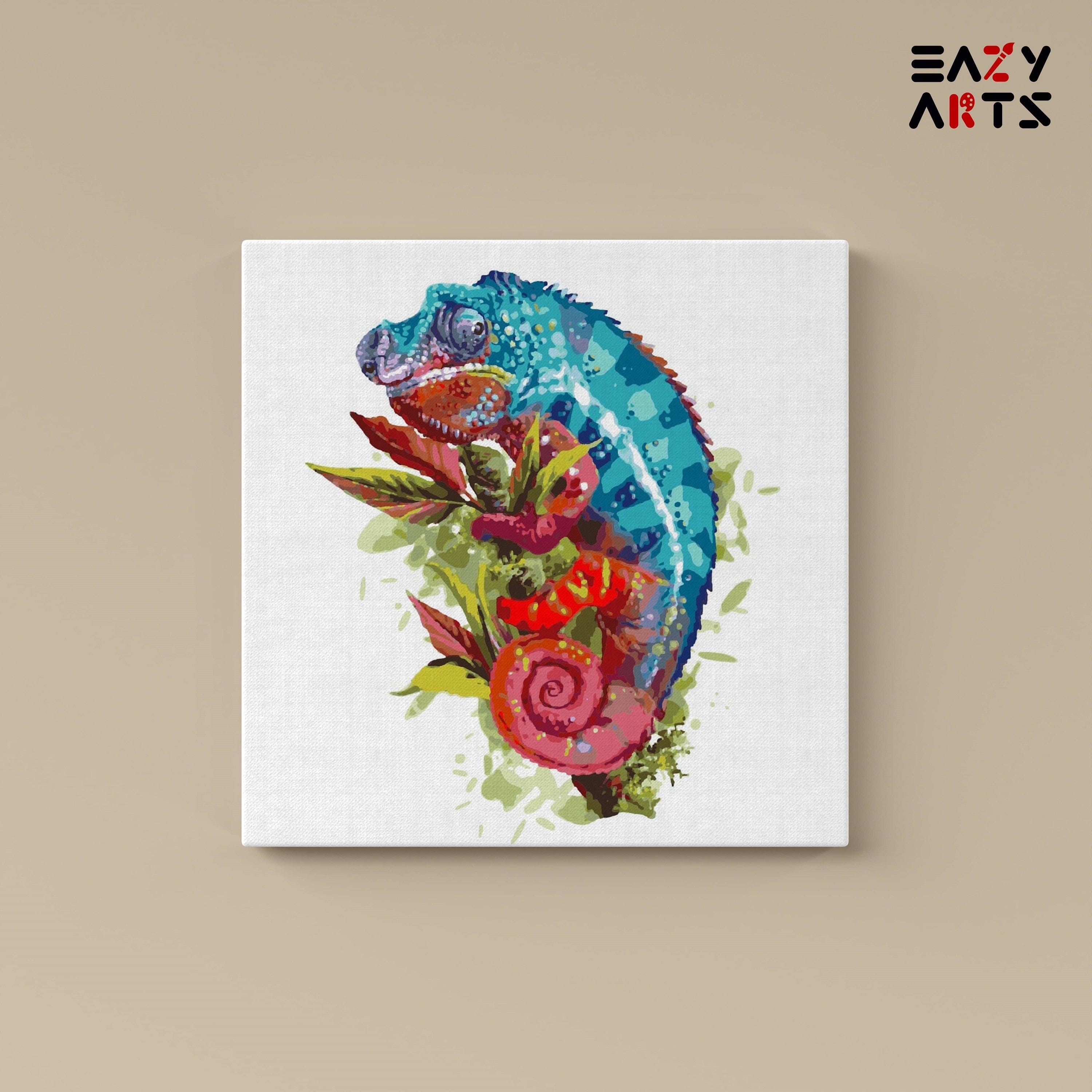 Chameleon Colorful Paint by Numbers Kit