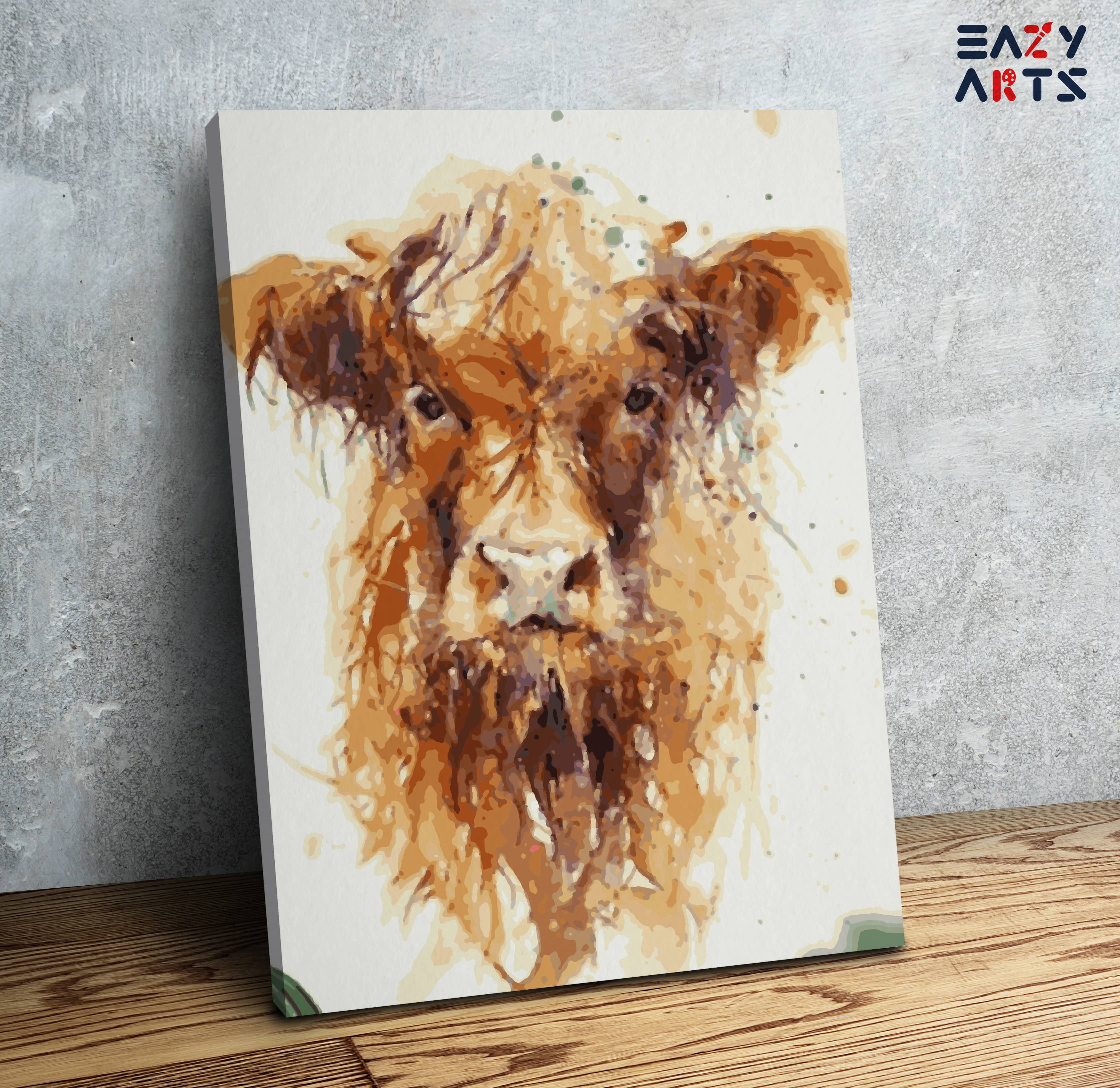 Baby CowDIY Paint By Numbers kit