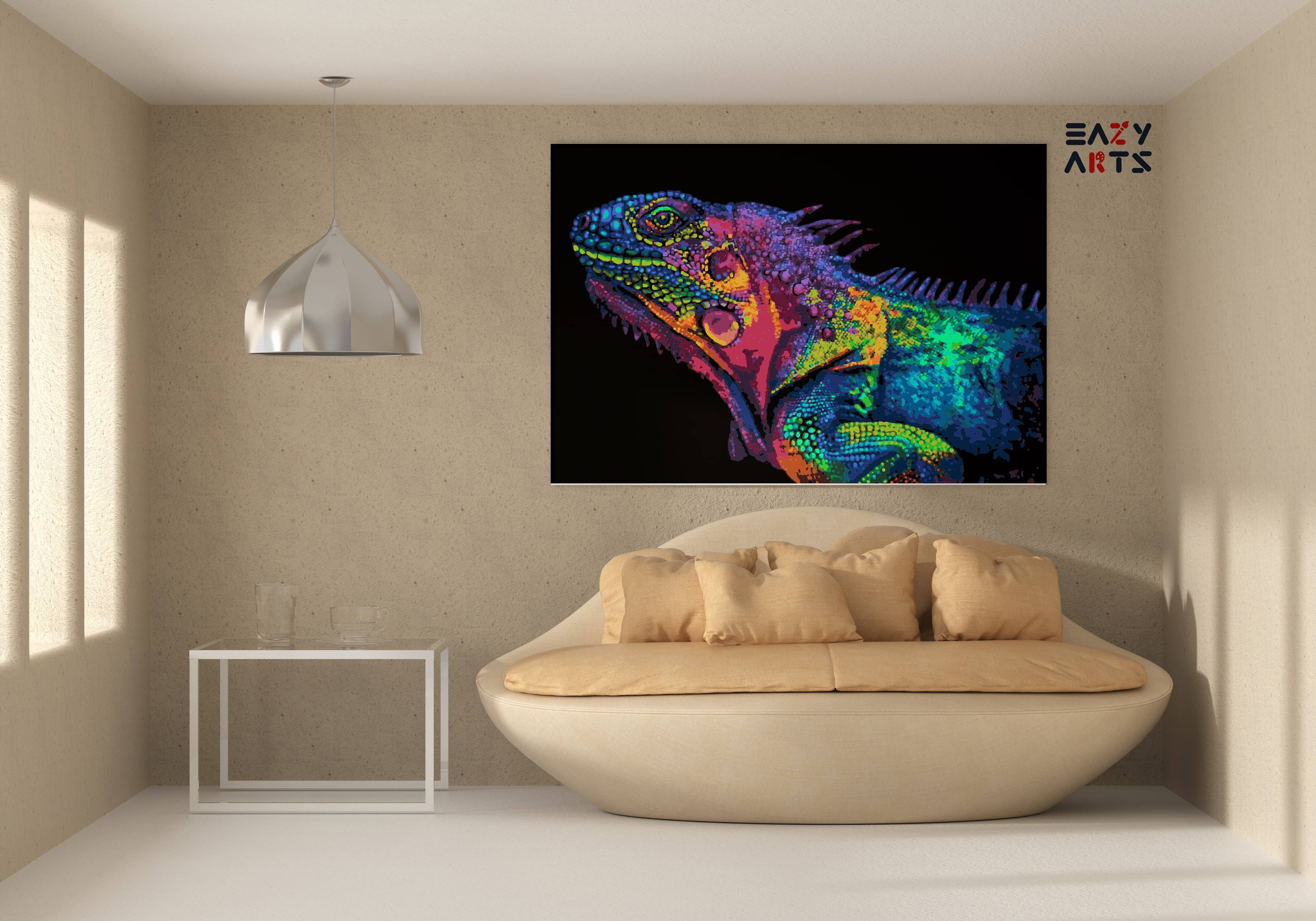 Reptile Colorful Paint by Numbers Kit