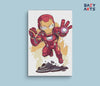 Eazy Arts Ironman Flying Paint By Numbers Kit For Kids