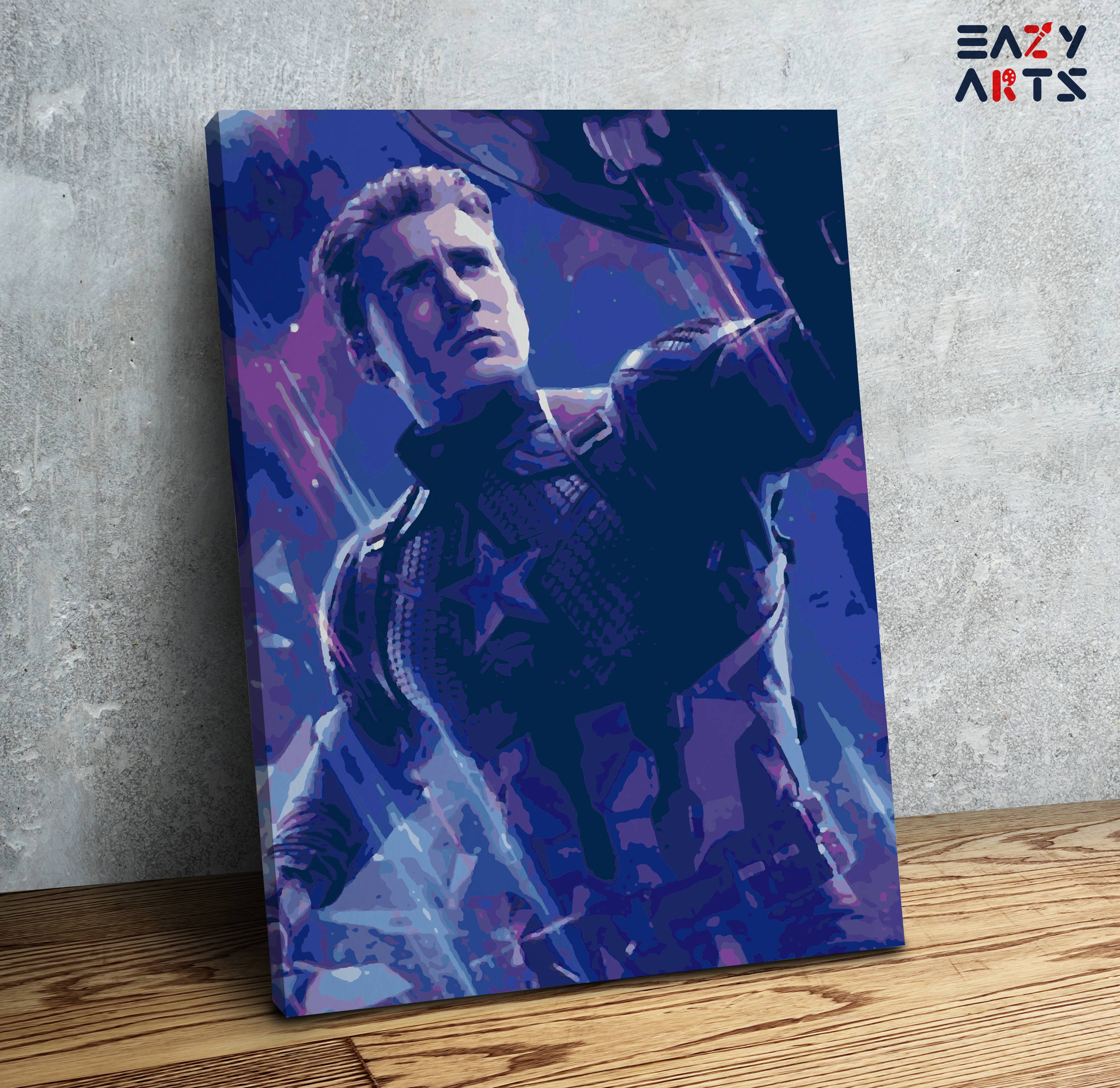 Captain America Paint By Numbers kit