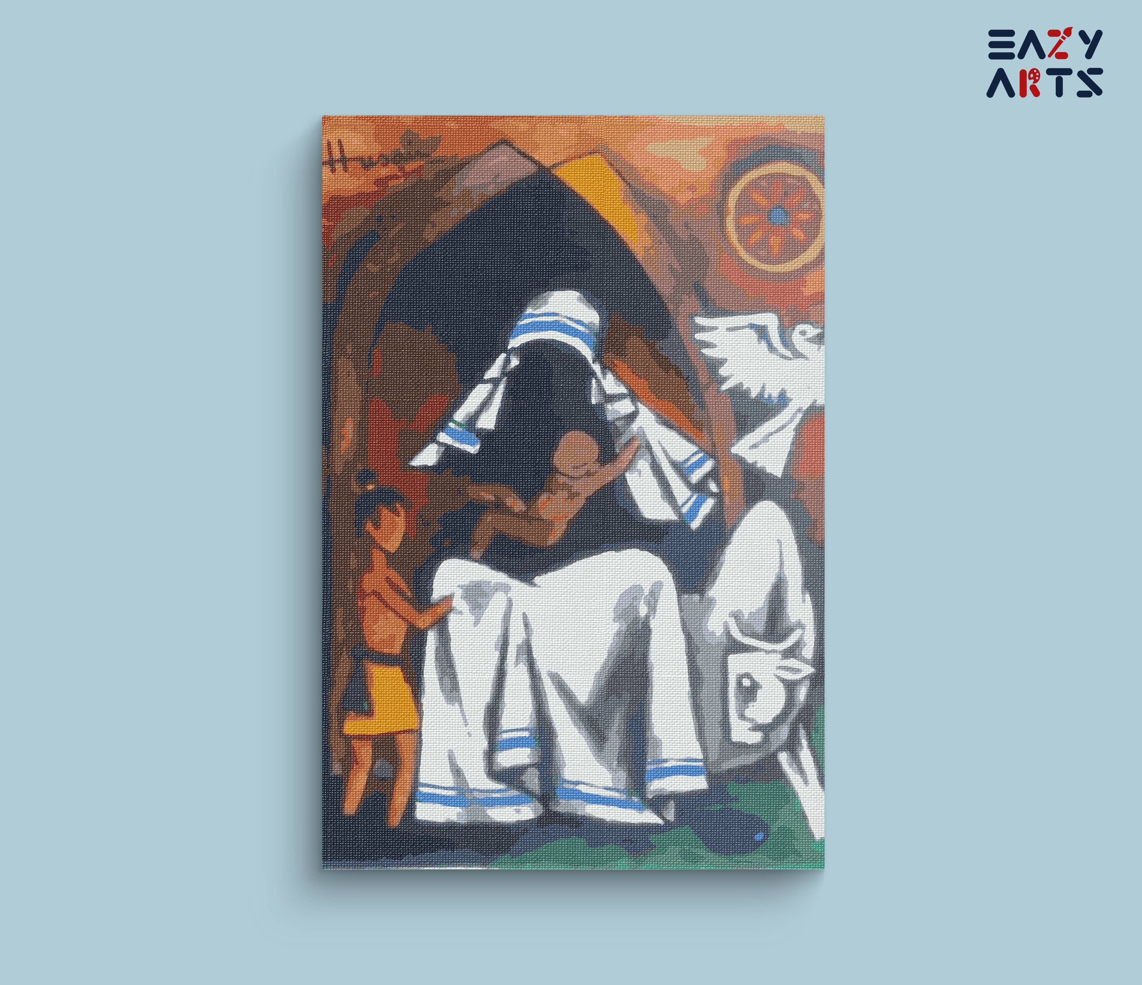Mother Teressa by MF Husain Paint By Numbers kit