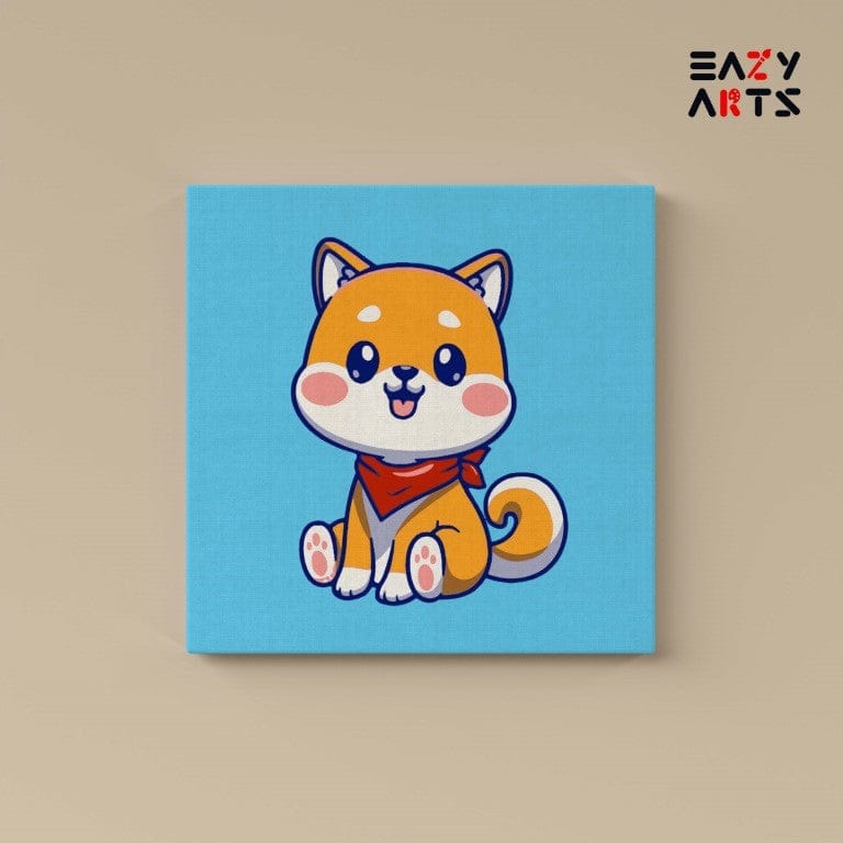 Cute Cat Sitting PBN Kit For Kids