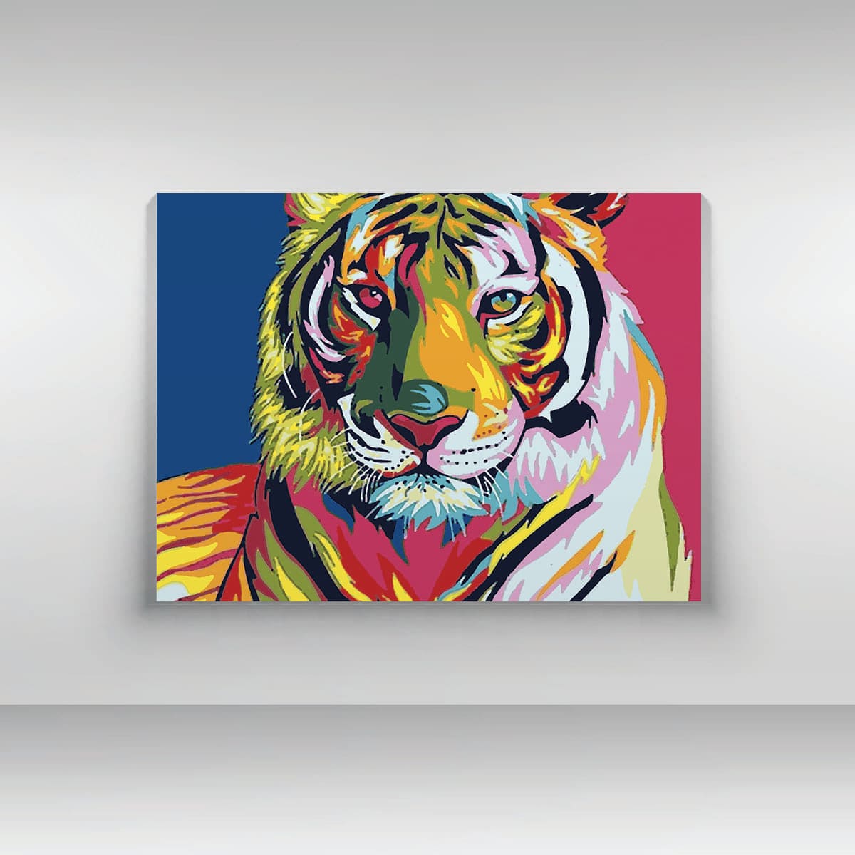 Tiger Face Abstract Paint by Numbers Kit