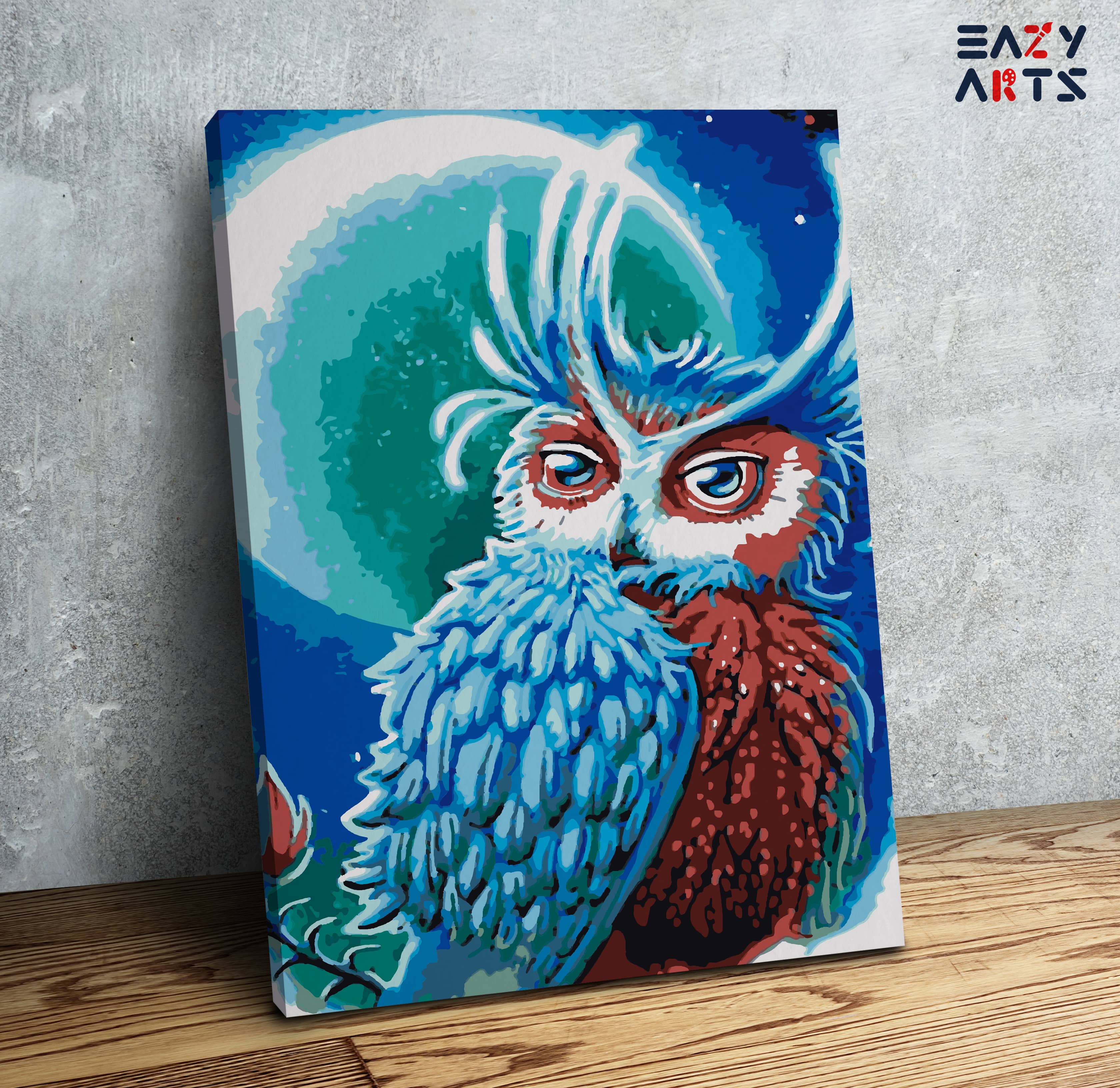 Owl In Night Paint by Numbers Kit
