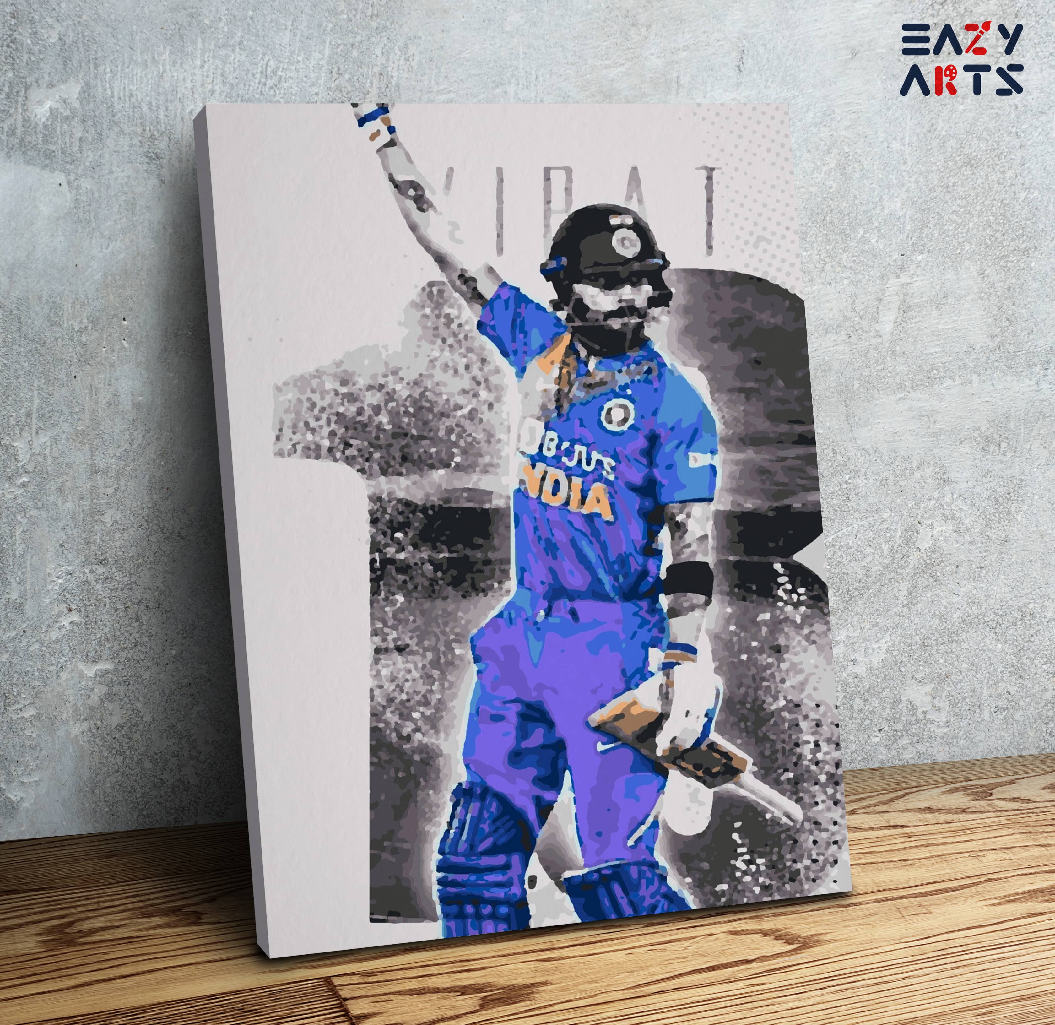 Virat Kohli 18 Paint By Numbers kit