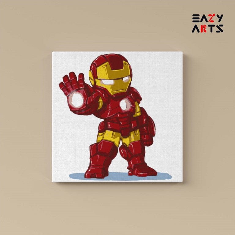 Ironman Standing Paint By Numbers Kit For Kids