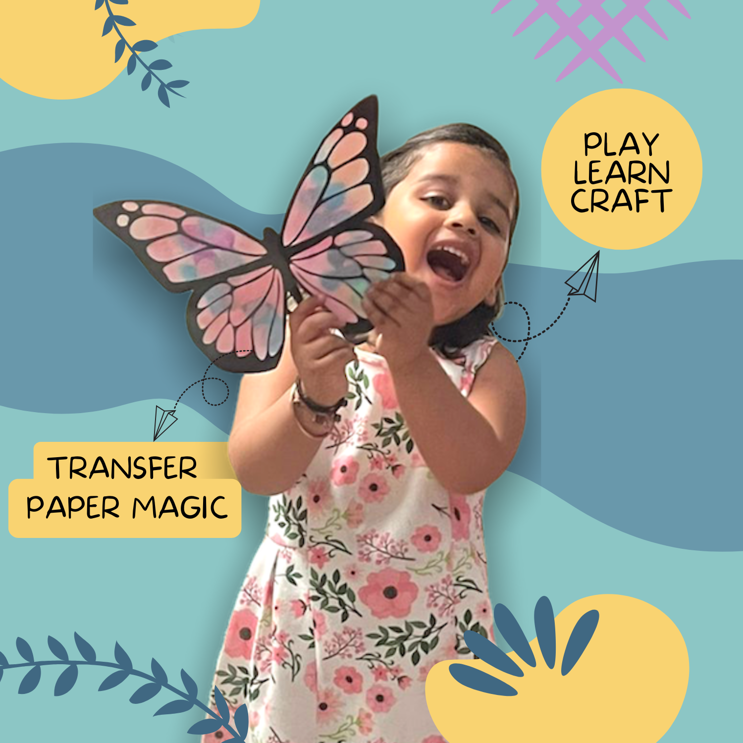 The Magical Color Transfer Paper Art - Toddler Diy Activity Box