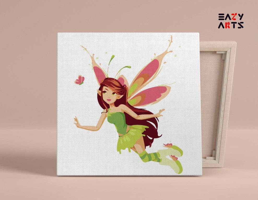 Flying Butterfly Fairy Paint By Numbers Kit For Kids