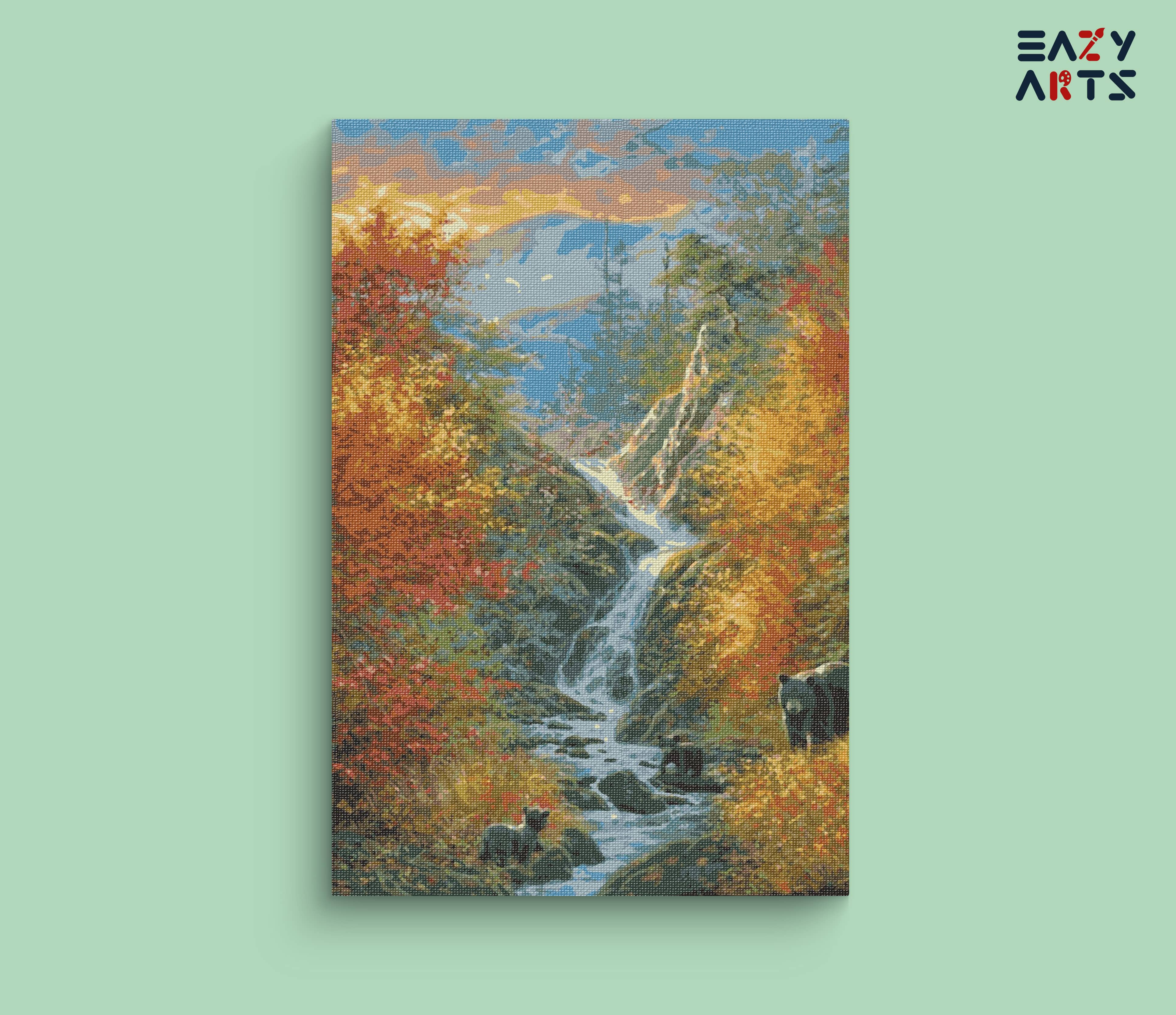 River Paint By Numbers kit