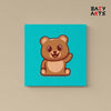 Eazy Arts Teddy Bear Waving PBN Kit For Kids