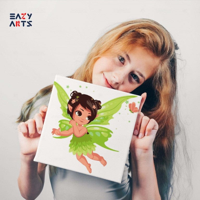 Green Fairy Paint By Numbers Kit For Kids