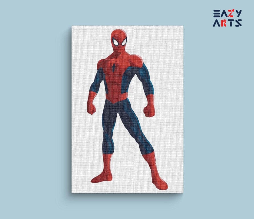 Spiderman Standing Paint By Numbers Kit For Kids