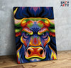 Eazy Arts Bull Abstract Paint By Numbers kit