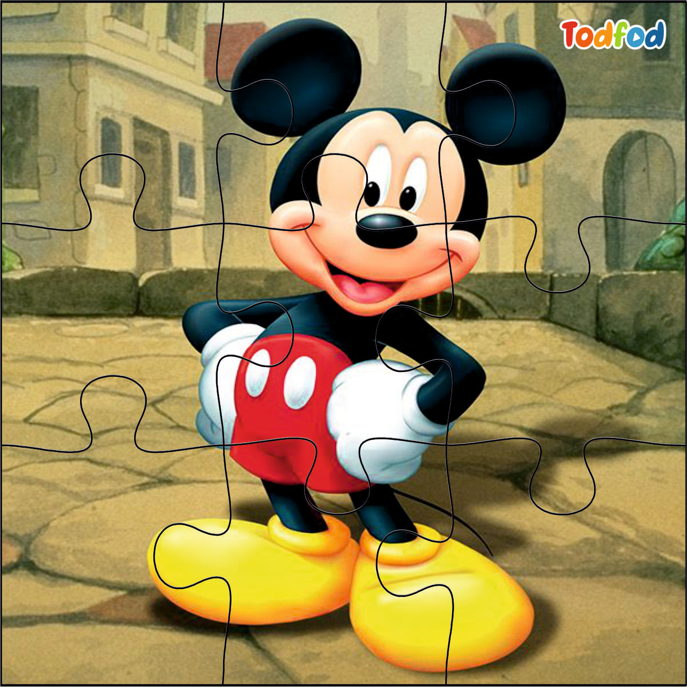Wooden Jigsaw Puzzles - Disney Mickey Mouse Anime Cartoon Characters for Kids
