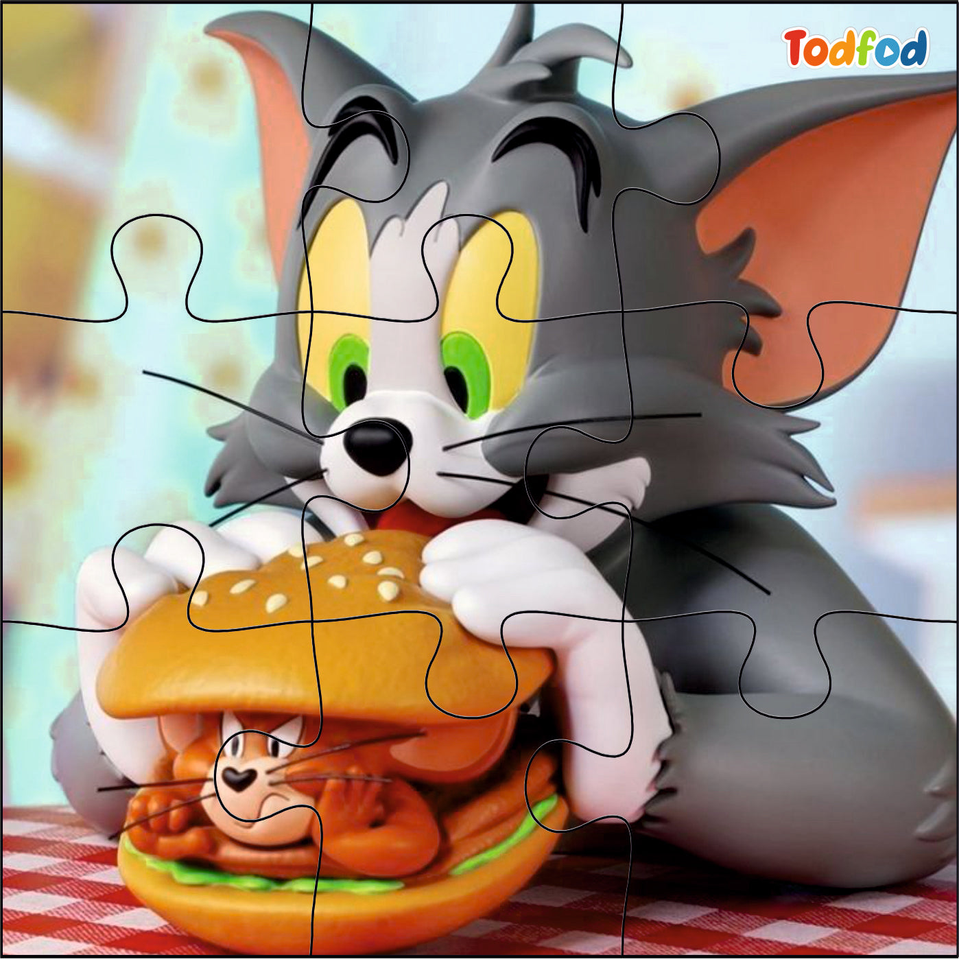 Wooden Jigsaw Puzzles - Tom & Jerry Anime Cartoon Characters