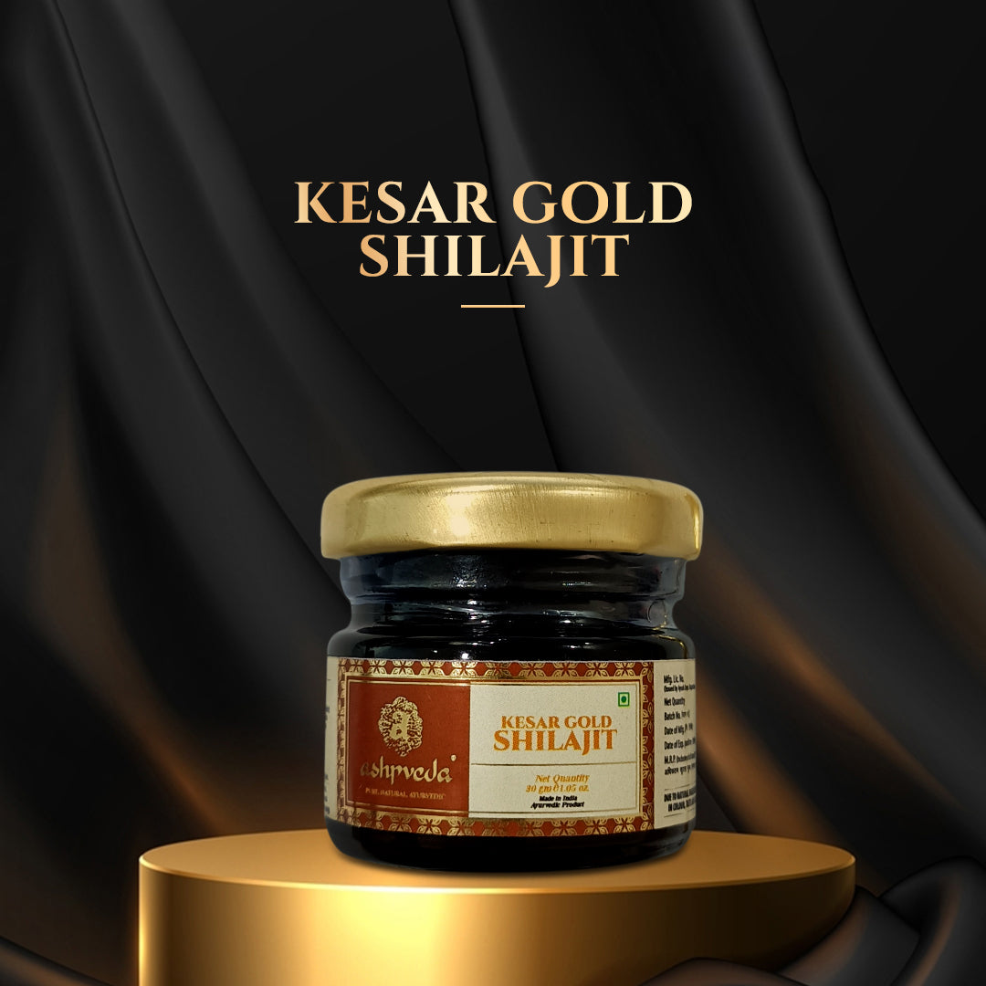 Ashpveda Kesar Gold Shilajit - 30 gms