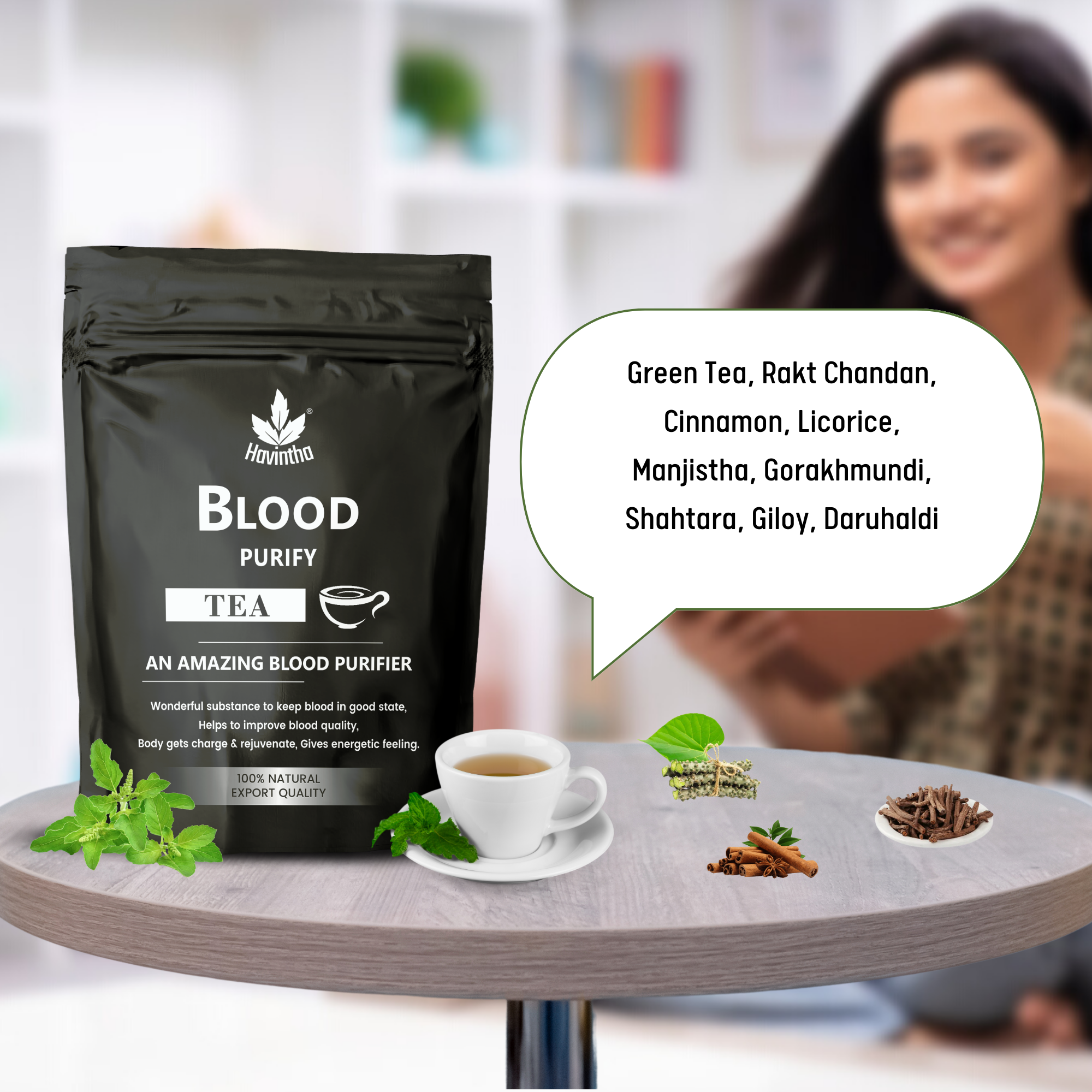 Havintha Blood Purify Tea - 50 gms