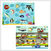 TodFod Fish & Vegetable Characters Knob & Pegged Puzzle for Kids