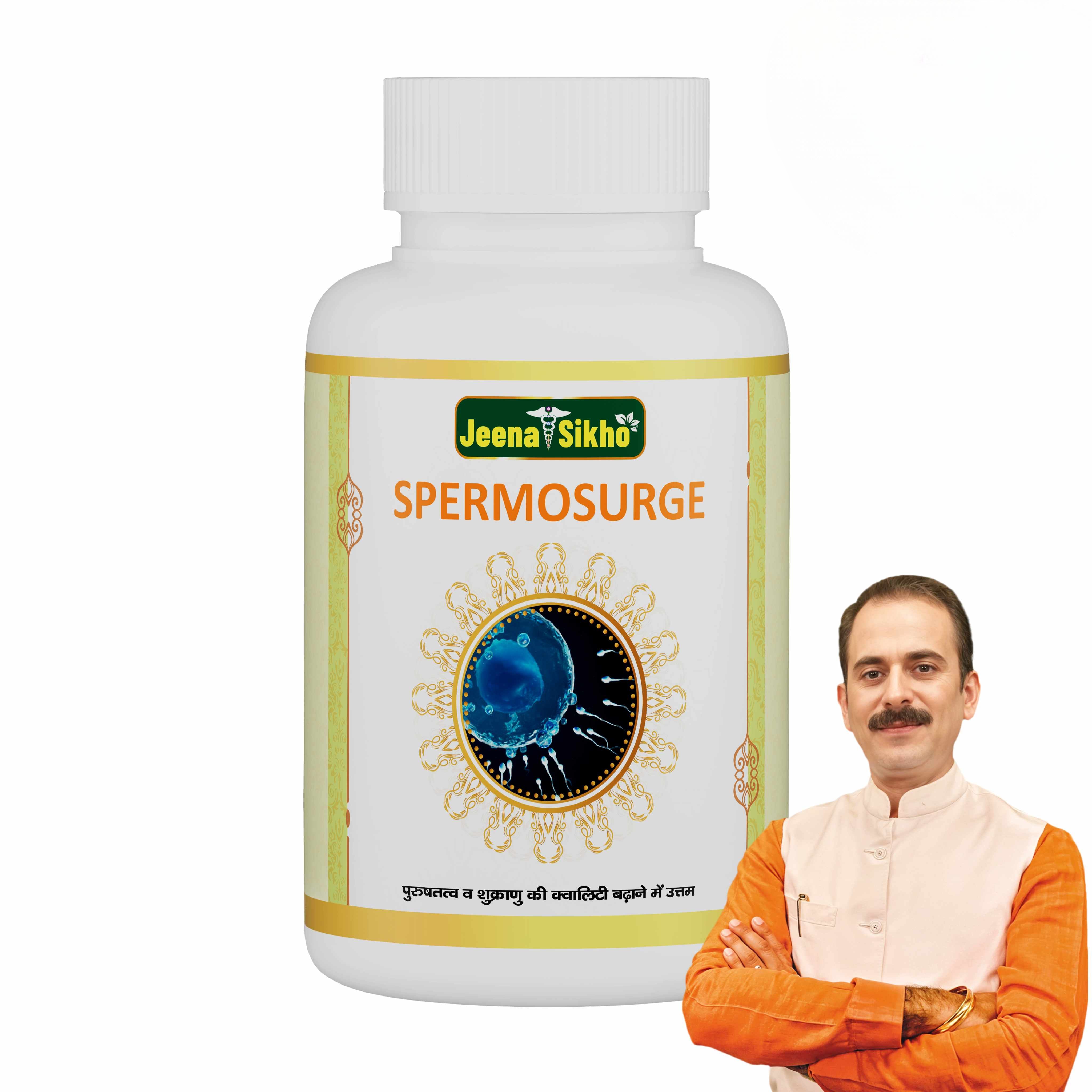 Jeena Sikho Spermosurge - 60 Capsules