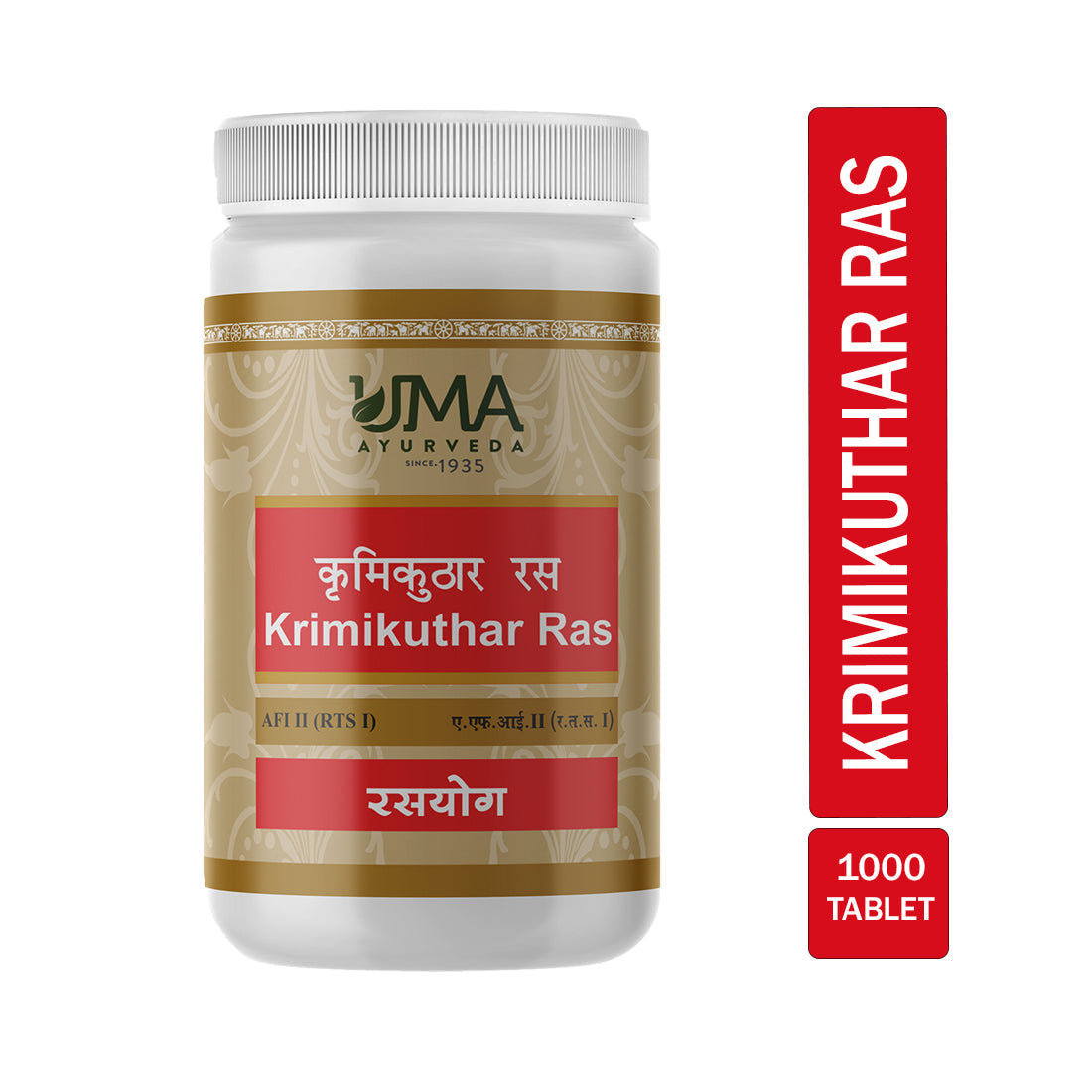 Uma Ayurveda Krimikuthar Ras Tablets