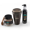 mCaffeine Body Cleanse-Exfoliate-Moisturize Cem Routine