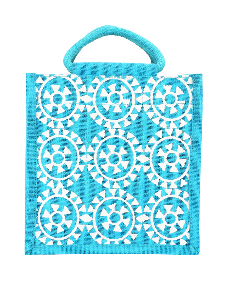 Jute Cottage Round Print All Over Lunch Zipper