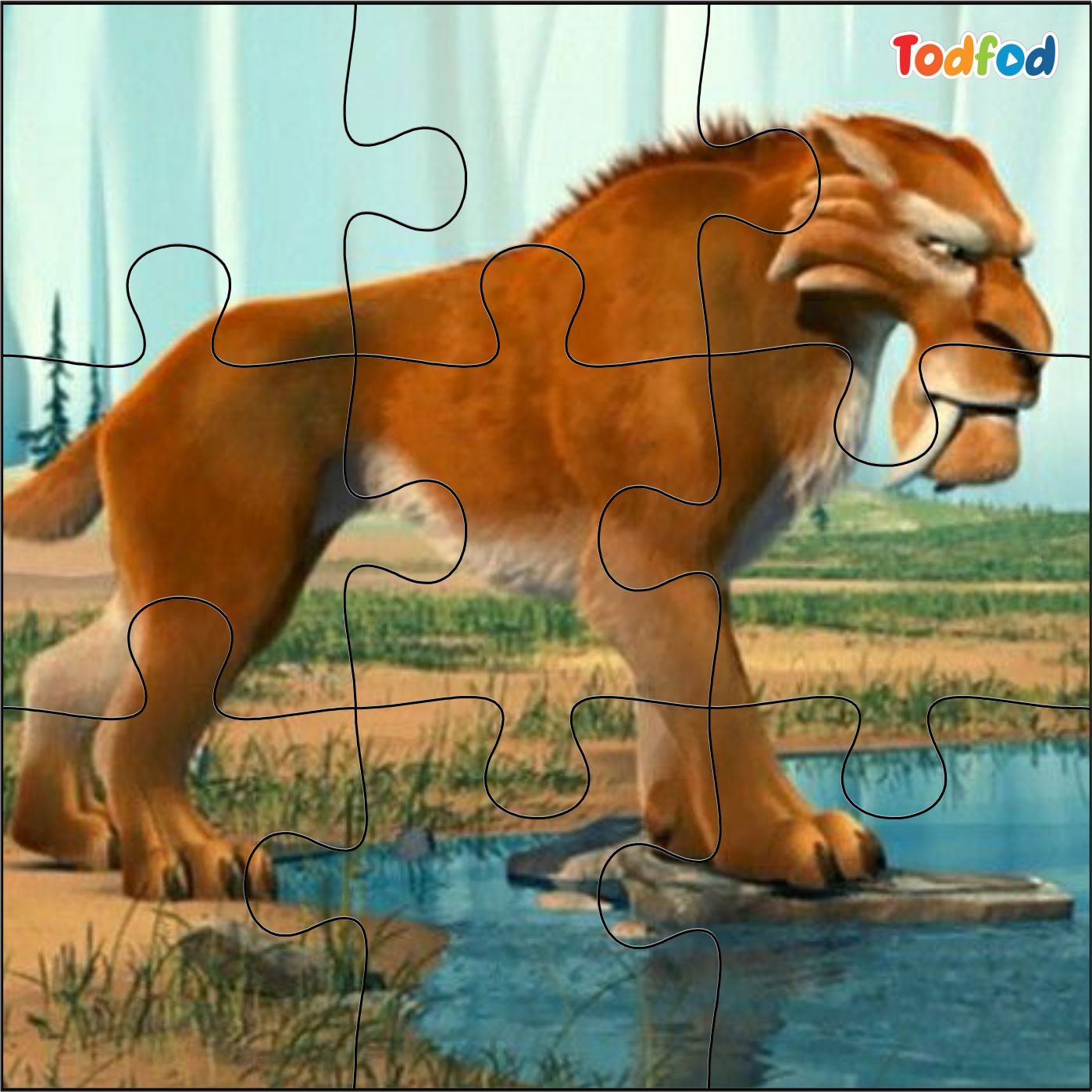 Wooden Jigsaw Puzzles - Ice Age & Friends Anime Cartoon Characters