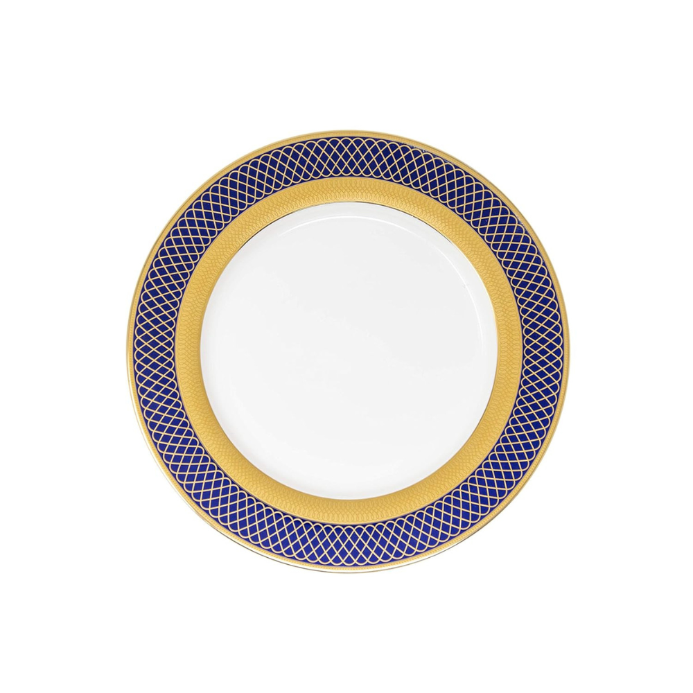 Bergner Vectigo 6 Pcs Dinner Plate Set | 27.4 Cm | Navy Blue