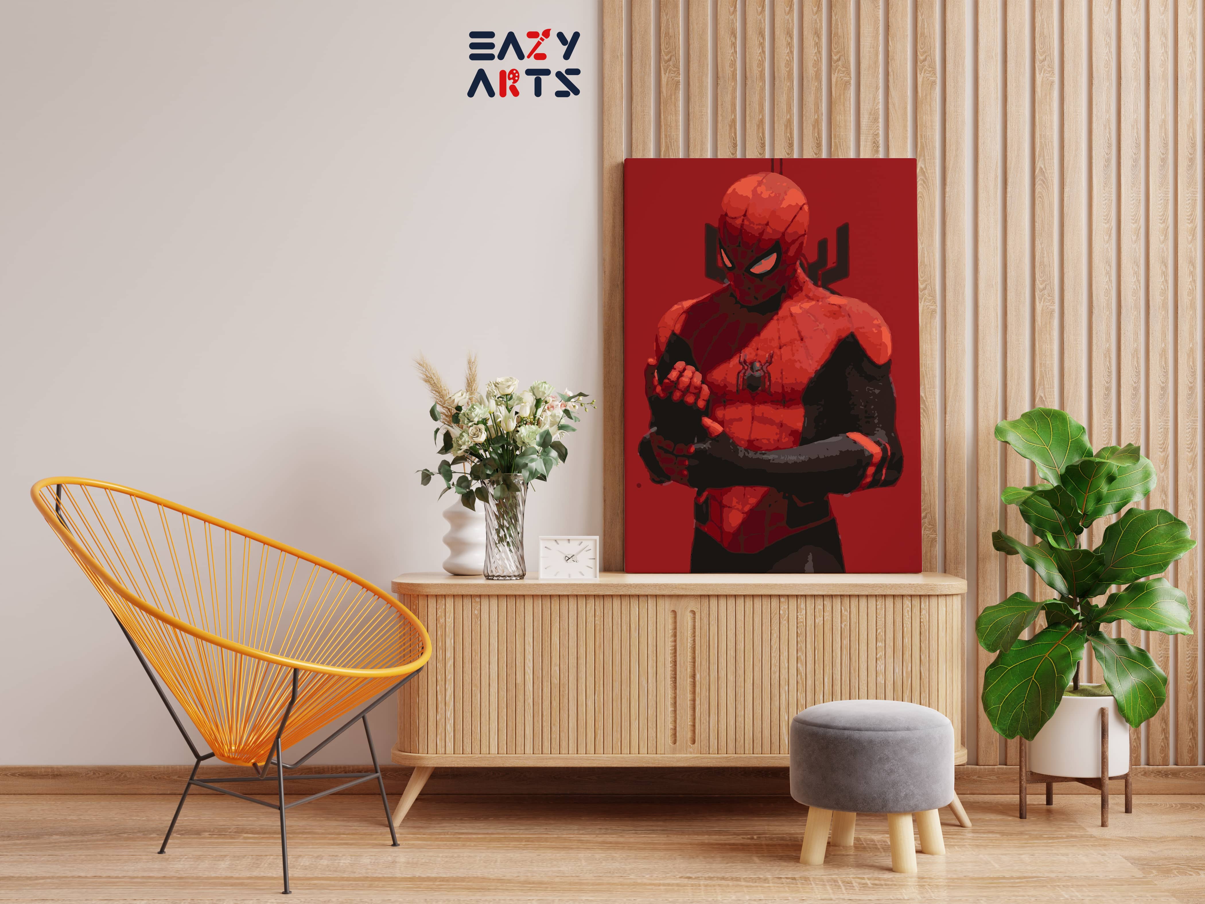 Spiderman New Suit Paint By Numbers kit