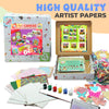 Kidsy-Wincy DIY Artist's Standup Album- All in 1 Activity Kit Including Accessories and Paints