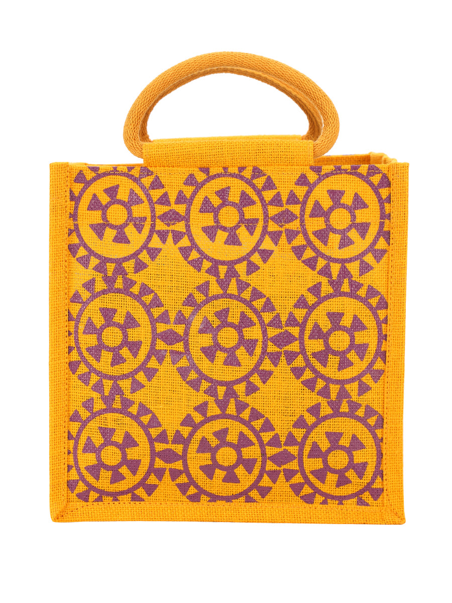 Jute Cottage Round Print All Over Lunch Zipper
