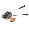 MILTON Pro cook Non-Stick Aluminium Sandwich Gas Toaster, 14 cm