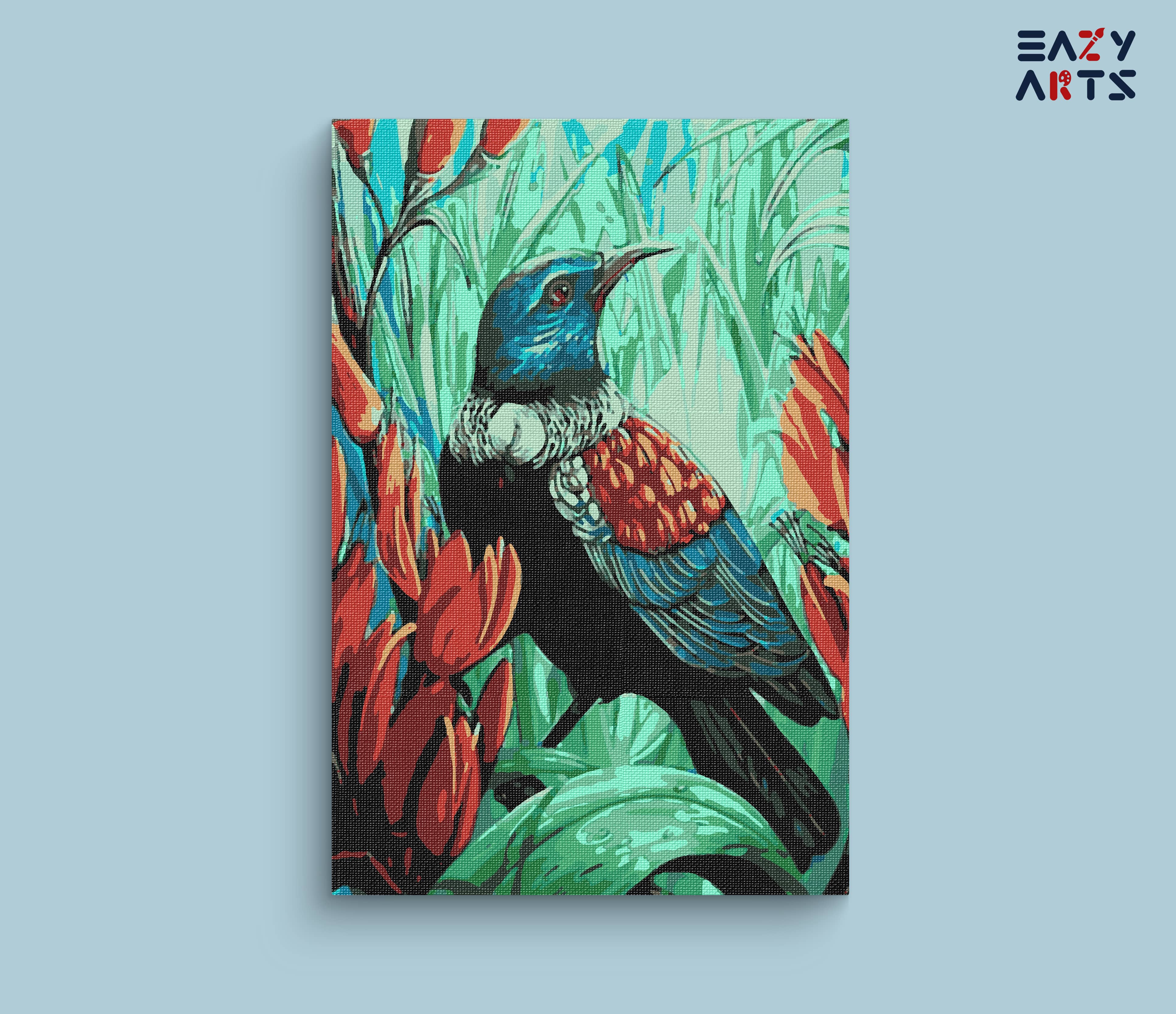 Bird Closeup DIY Paint by Numbers Kit