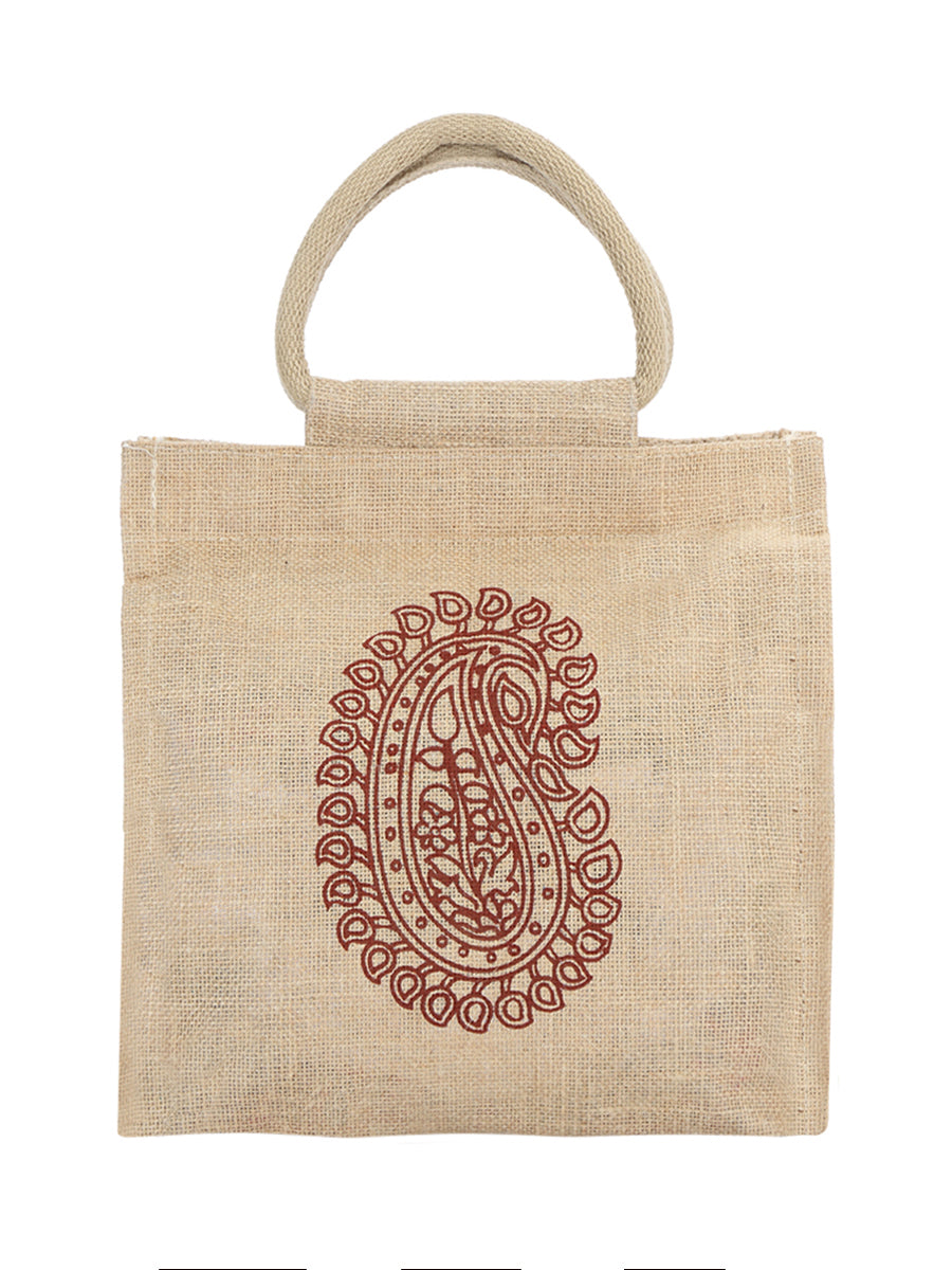 Jute Cottage Paisley Zipper Lunch Bag