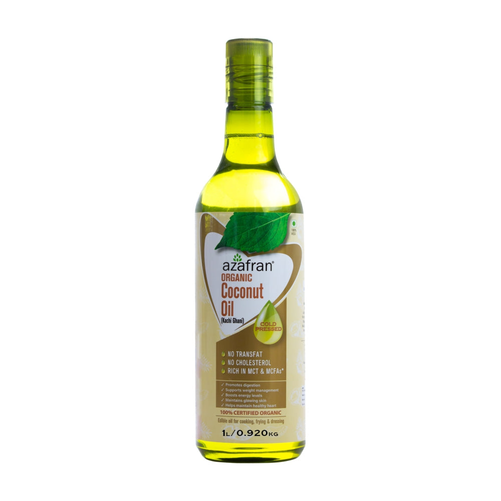 Azafran Organic Coconut Oil (Cold Pressed) 1l