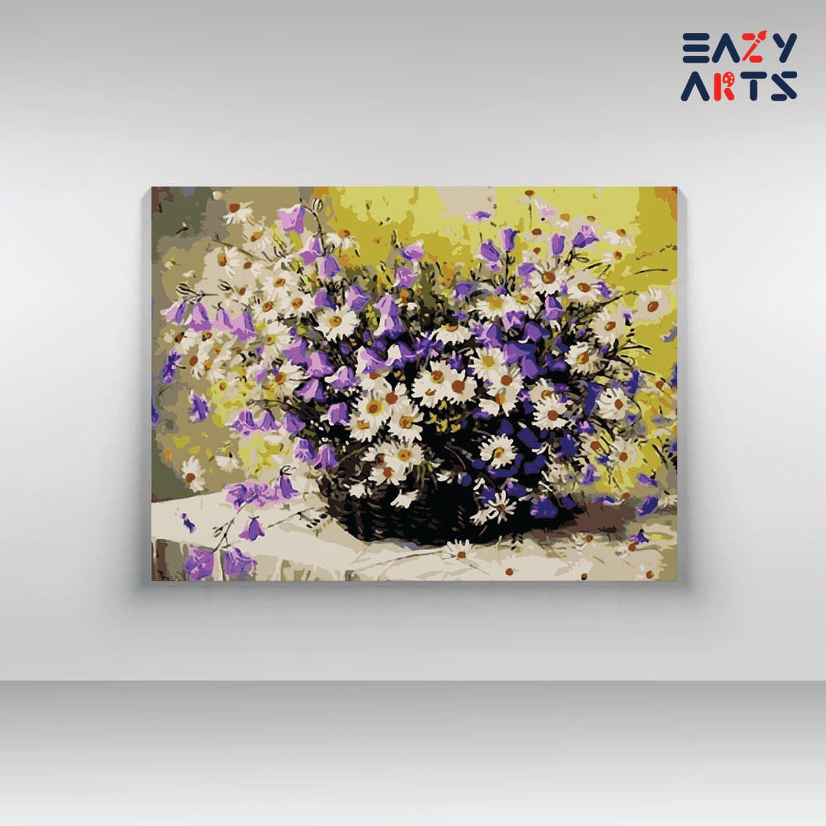 Colorful Flower Vase Paint By Numbers kit