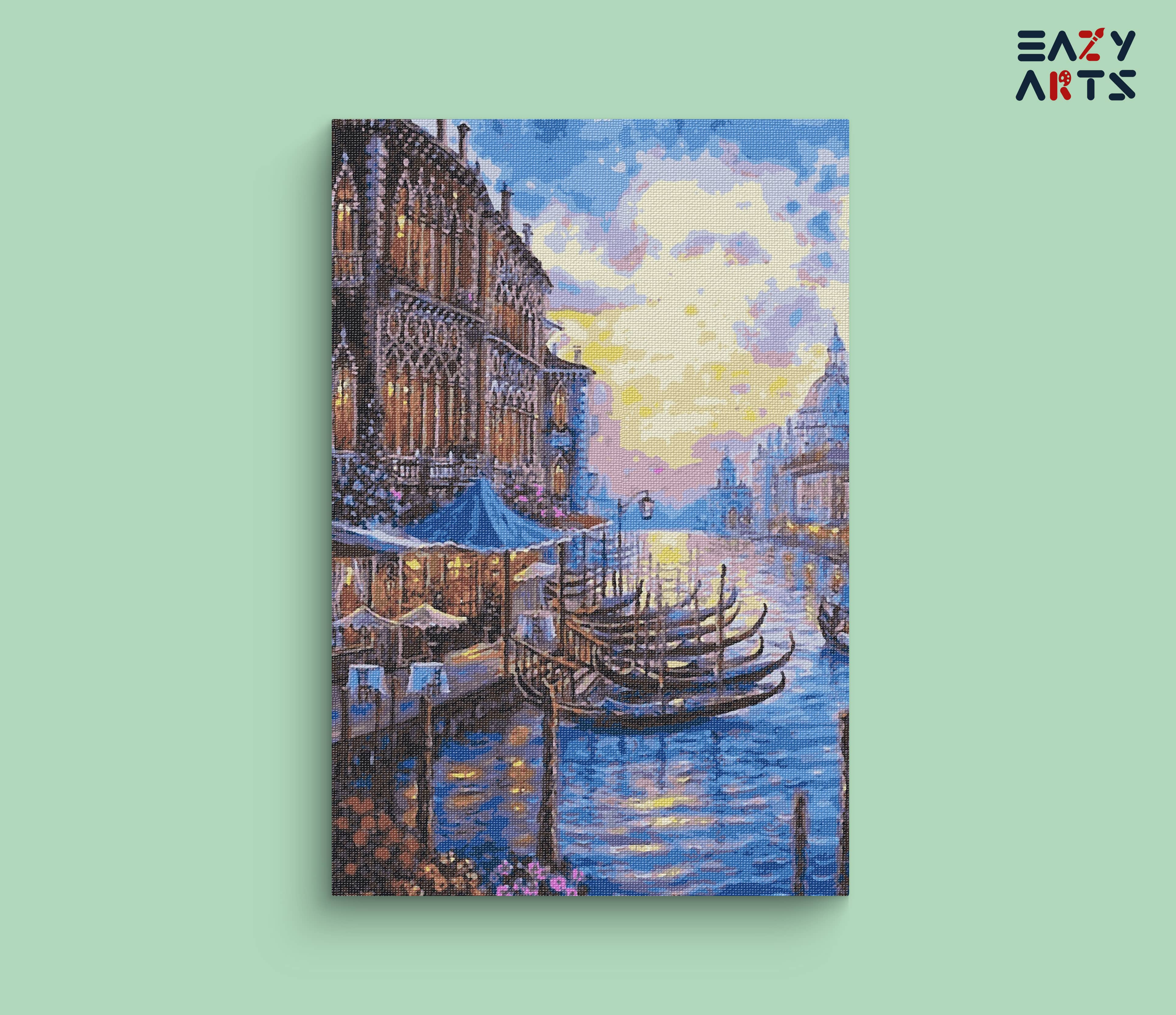 River and The City Paint By Numbers kit