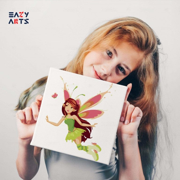 Flying Butterfly Fairy Paint By Numbers Kit For Kids
