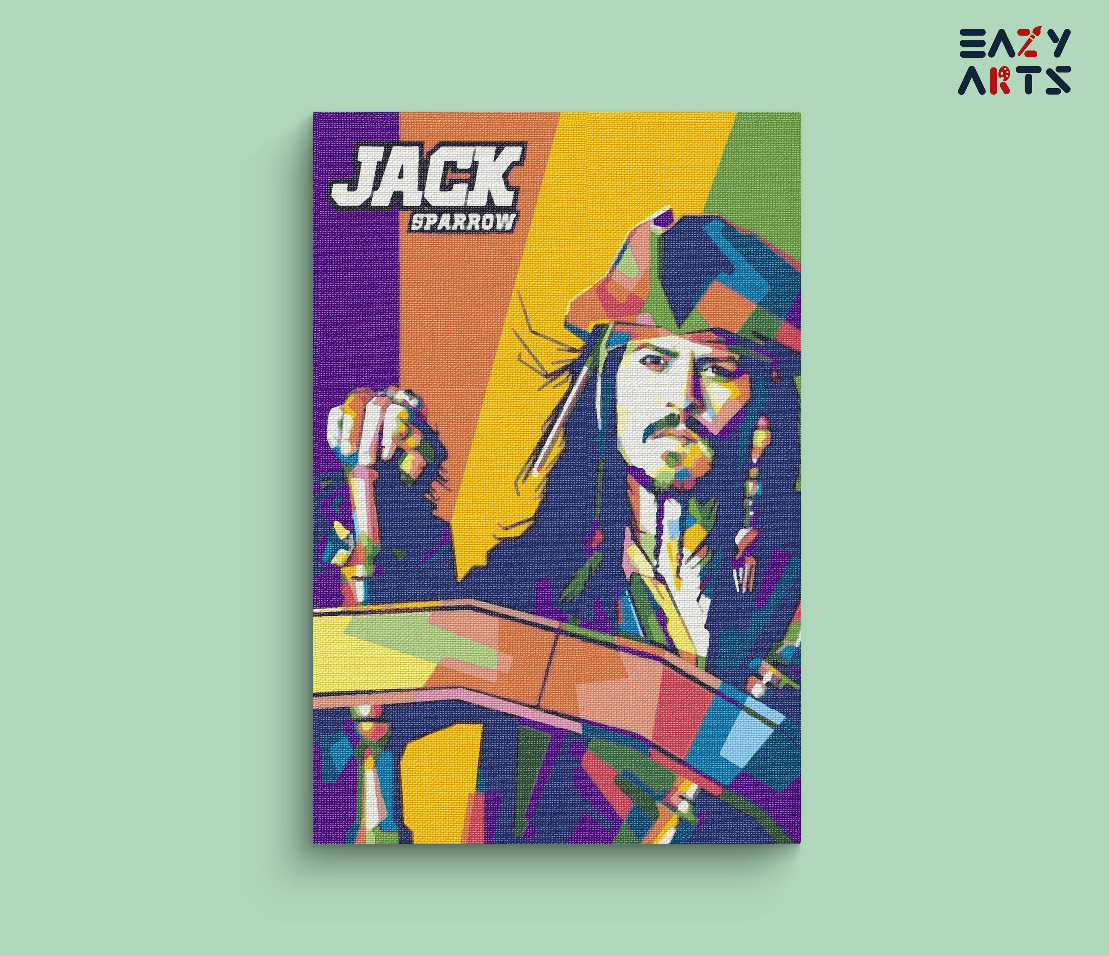 Jack Sparrow Sailing Paint By Numbers kit